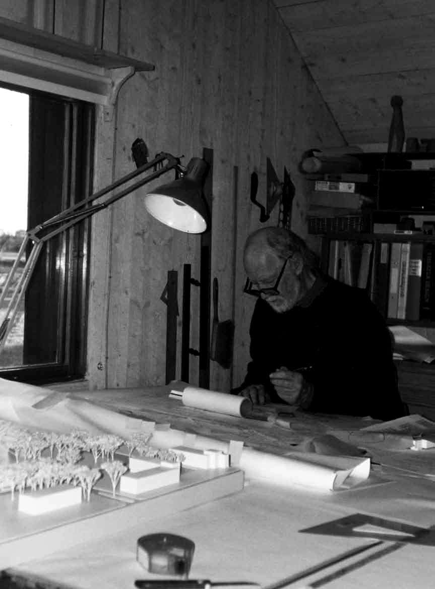 Asmussen munka közben (Salamin Ferenc felvétele)