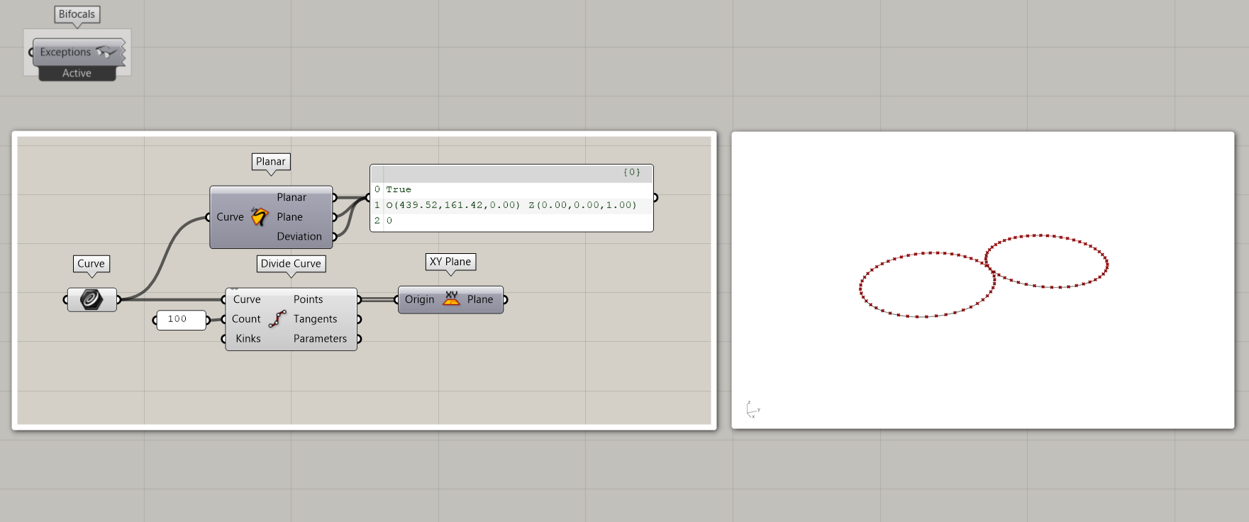 Creating a planar toolpath from a curve