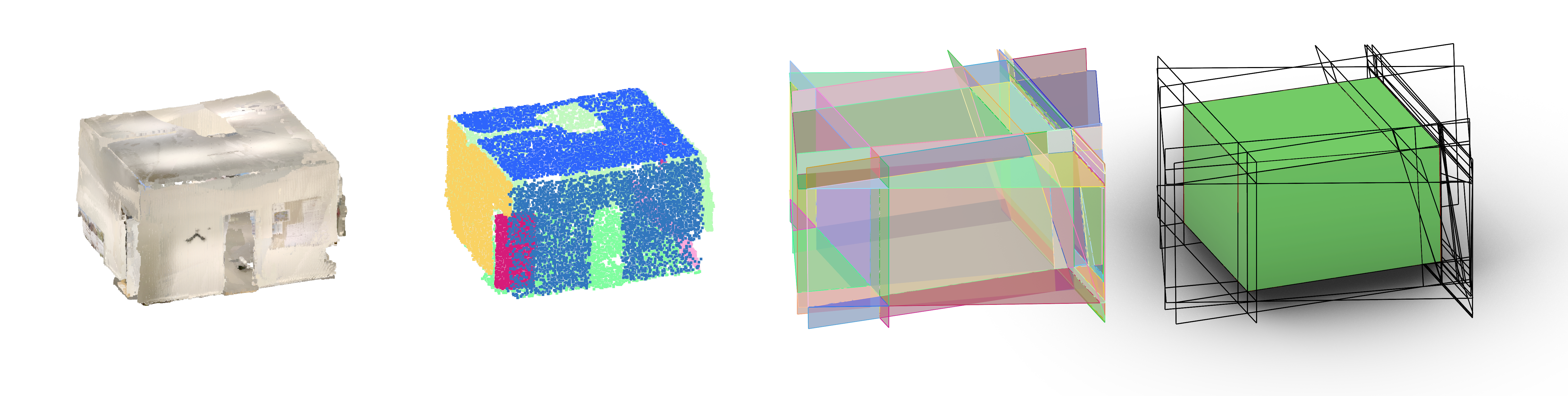 Reconstruction Process Figure shows steps involved in solid surface model construction