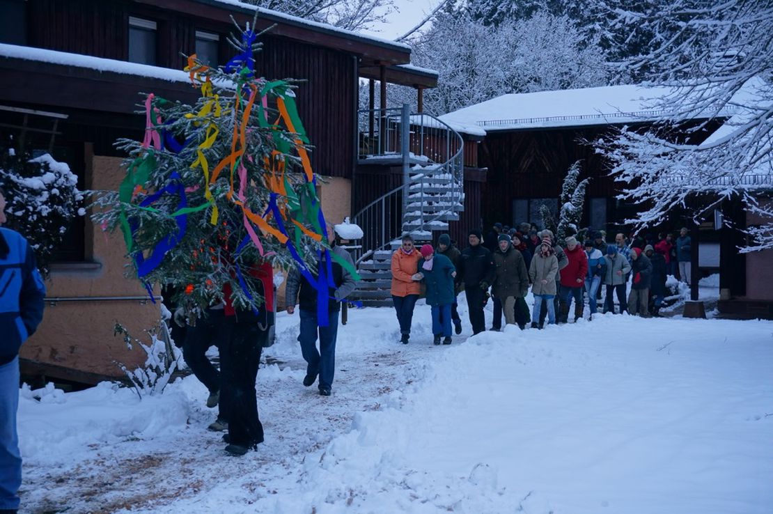 Richtfest in Weißenseifen